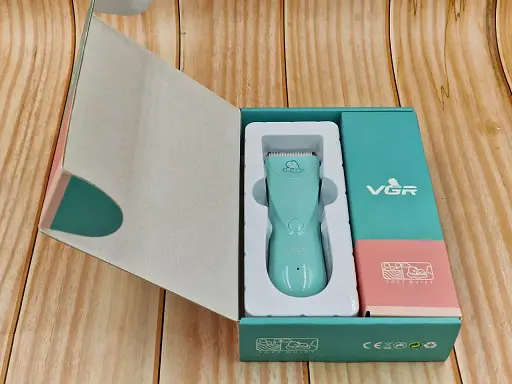 Тихая детская машинка для стрижки VGR V-150 (Водонепроницаемая, Керамические лезвия) - фото 4