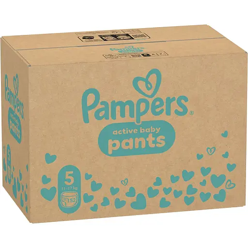 Уценка. Подгузники-трусики Pampers Active Baby Pants 5 (12-17 кг) 152 шт. - фото 2