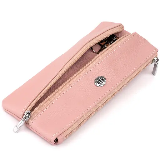 Жіночий шкіряний гаманець-ключниця ST Leather 15.5х7х0.5 см acs0015805 - фото 3