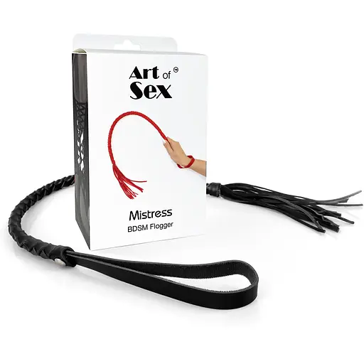 Кнут из экокожи Art of Sex - Mistress, черный - фото 4