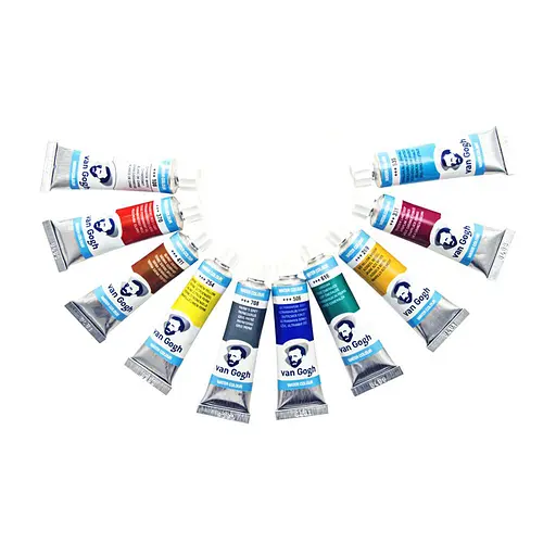 Фарба акварельна Van Gogh (224) Неополітанський жовто-червоний туба 10 мл Royal Talens - фото 2