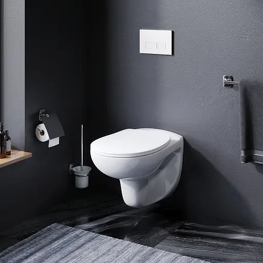 Унитаз подвесной AM.PM Joy безободковый с сиденьем Soft Close (C851700SC) - фото 2