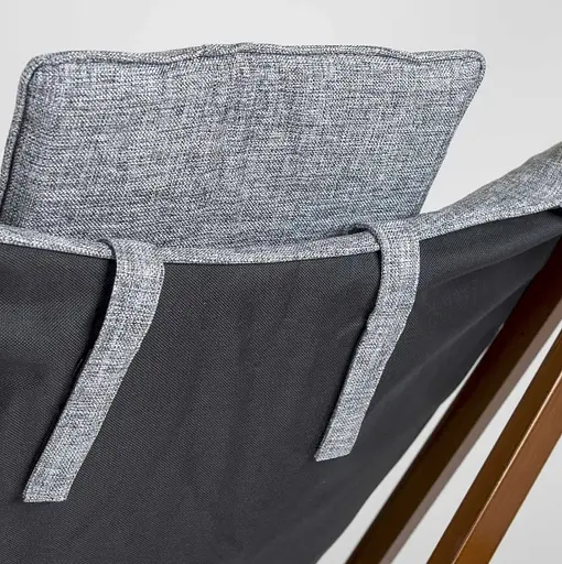 Кресло раскладное Bo-Camp Bloomsbury L Grey (1200370) (DAS302726) - фото 6