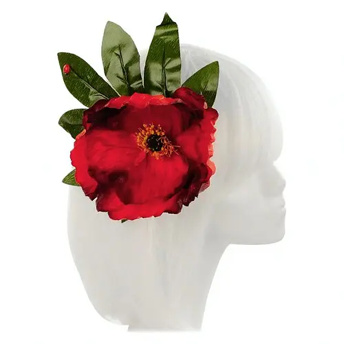 Брошка-заколка Мак - фото 1