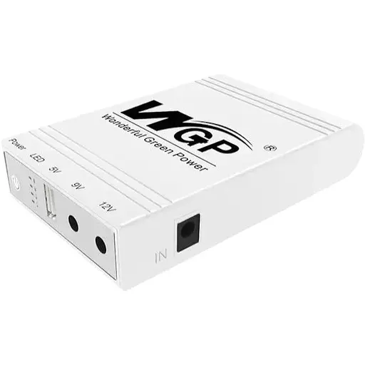 ИБП WGP Mini DC UPS WGP103 10400mAh 5V/9-12V с блоком питания для роутера - фото 1