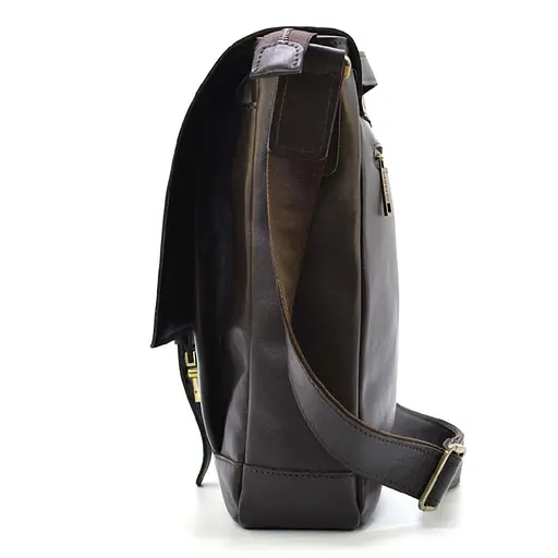 Чоловіча шкіряна сумка через плече TARWA 33х27.5х8 см sum0028288 - фото 5