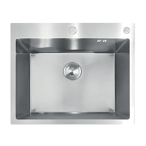 Кухонная мойка из нержавеющей стали Mixxus MH6050 Decor Nano-Silver MI7043, Decor - фото 1