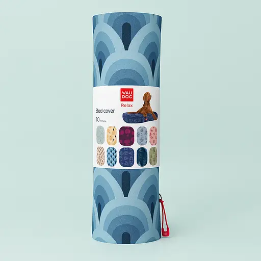 Чохол для лежанки Waudog Relax Хвилі М  80х55 см   - фото 2