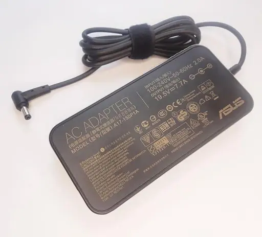 Блок живлення для ноутбука ASUS 150W 19.5V, 7.7A, роз'єм 5.5/2.5, Slim-корпус (A17-150P1A / A40327) - фото 2