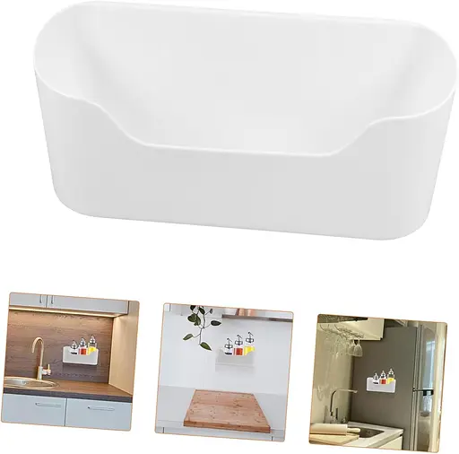 Ящик для зберігання, клейкий підвісний контейнер над дверима, дверний органайзер - фото 6