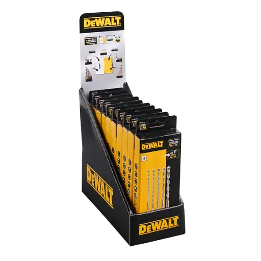 Касета з бурами DeWalt SDS Plus L 160 мм d 6, 8, 10, 12 мм 5 шт. (DT70836) - фото 3