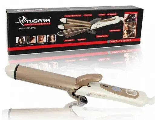 Стайлер плойка для волос Geemy Gm-2962 4 в 1 - фото 10