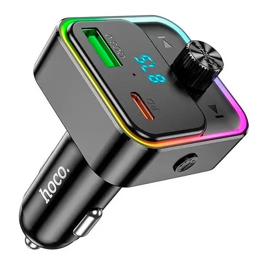 FM модулятор Hoco E81 PD30W+QC3.0 - фото 2