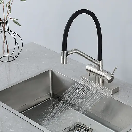 Змішувач для кухні Gappo з водоспадом G4098-5 - фото 3