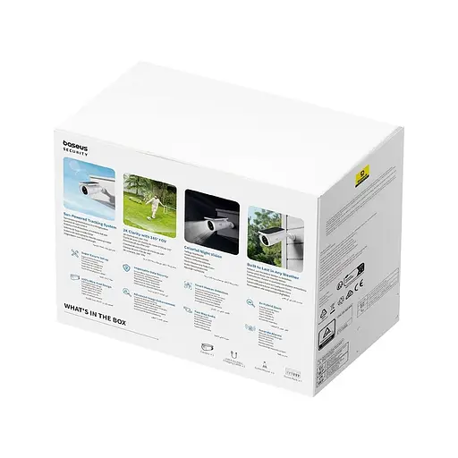 IP-камера відеоспостереження Baseus Security S1 Outdoor Camera 2K білий - фото 3