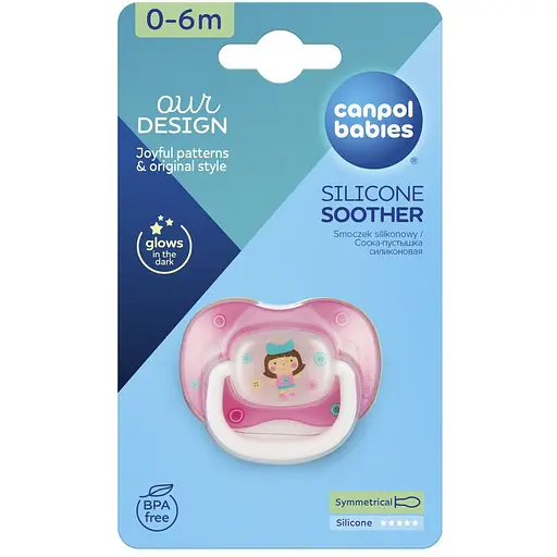 Пустушка Canpol babies Toys силіконова симетрична 0-6 міс. в асортименті (23/291) - фото 7