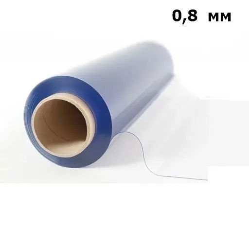 М'яке скло у рулонах Soft Glass Силіконова скатертину для меблів Шир.1,0 м - 30м (товщина 0,8 мм) Матова - фото 3