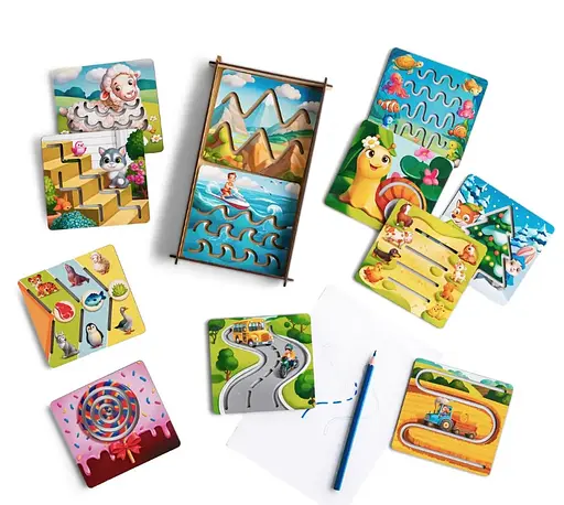 Дерев'яні Трафарети Ubee маленькі 12 шт ПСФ094