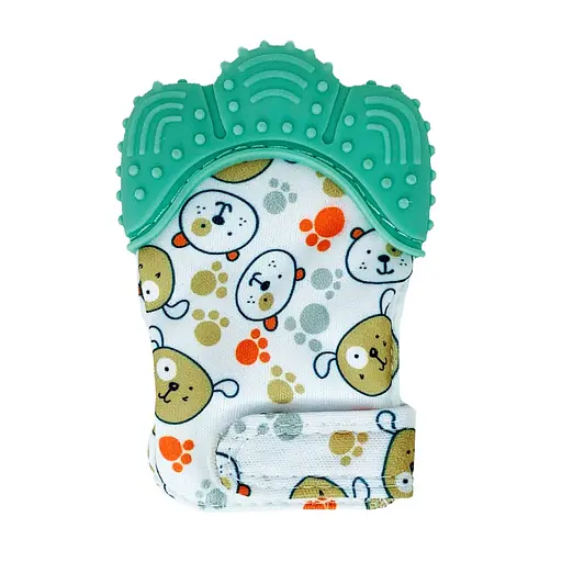 Прорізувач-рукавичка "Лапка" MGZ-0412 (Turquoise) на липучці