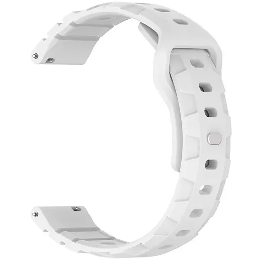 Силиконовый ремешок Defense для Smart Watch 20mm White - фото 2