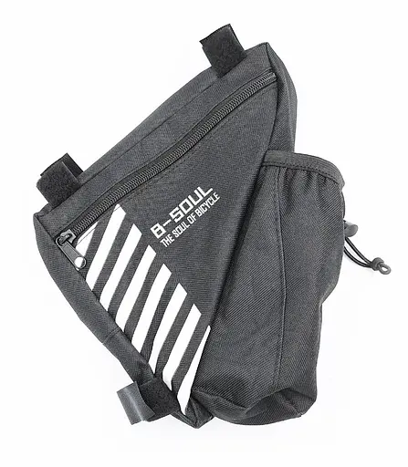 Велосумка під раму B-Soul bao-009 з кішенею для фляги чорний (G00004951)