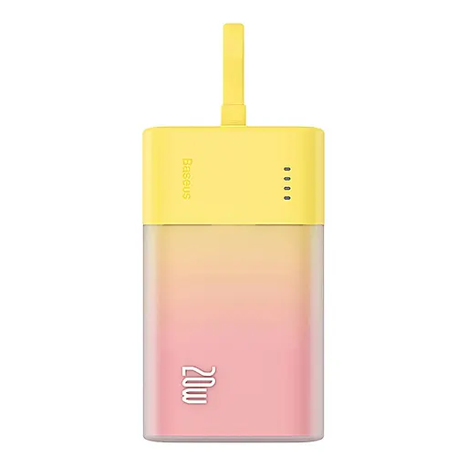 Повербанк Baseus 5200 mAh 20W Lightning (P10055600Y12-00) Yellow - фото 2