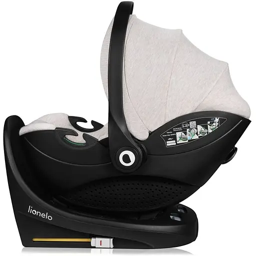 Автокрісло Lionelo Moxie i-size beige sand (LO-MOXIE I-SIZE BEIGE SAND) - фото 3