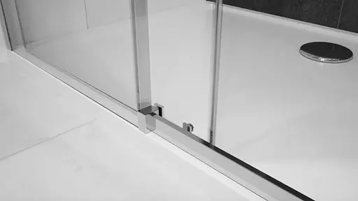 Душевая кабина Rea Nixon 80x150 L chrome REA-K5010 + REA-K5008, Левая, прозрачная, хром - фото 6