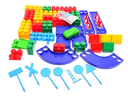 Конструктор Юника Юни-блок 60 деталей (Юника) - фото 3