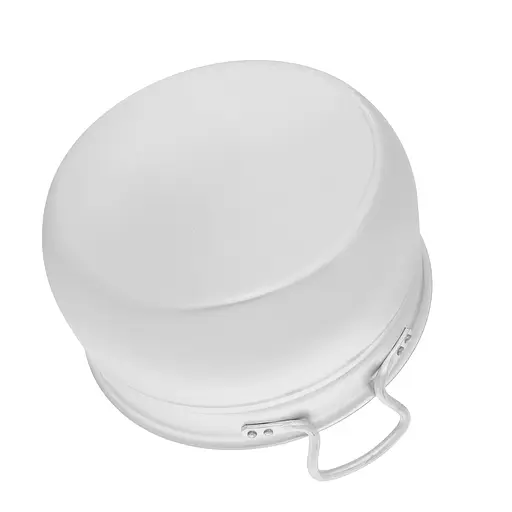 Каструля сферична матова алюмінієва з кришкою 4.5 л, Interos Сірий 86216 - фото 10