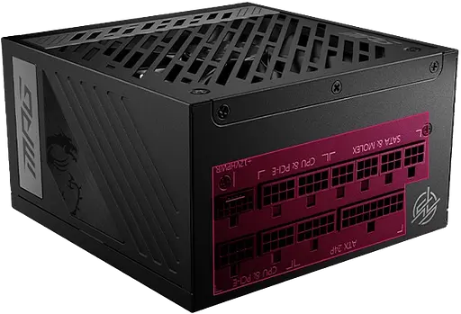 Блок питания MSI MPG A850G PCIE5 850W 80+ Gold (MPG A850G PCIE5) - фото 2