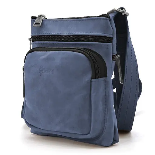 Сумка мужская через плечо кожаная TARWA 19х17х5 см sum0028333 - фото 1