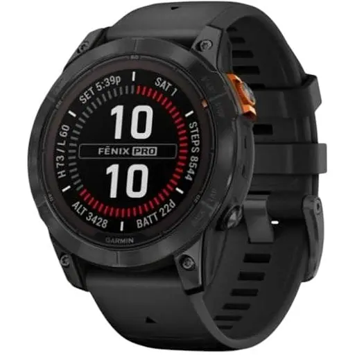 Смарт-часы Garmin Fenix 7 Pro Solar Slate Gray w. Black Band (010-02777-00/01)