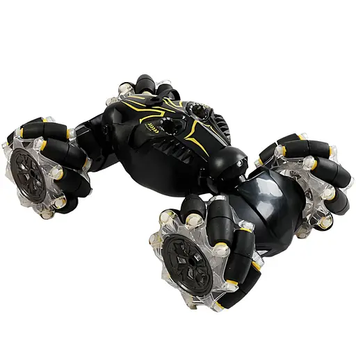 Трюковая радиоуправляемая машина-вездеход CV 8818-110 A-01, 3.7V, 2.4GHz, Жестовое управление, С парогенерацией и подсветкой, Черная