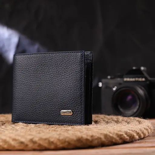 Чоловічий шкіряний гаманець Canpellini 11.5х9.8х1 см acs0025034 - фото 6