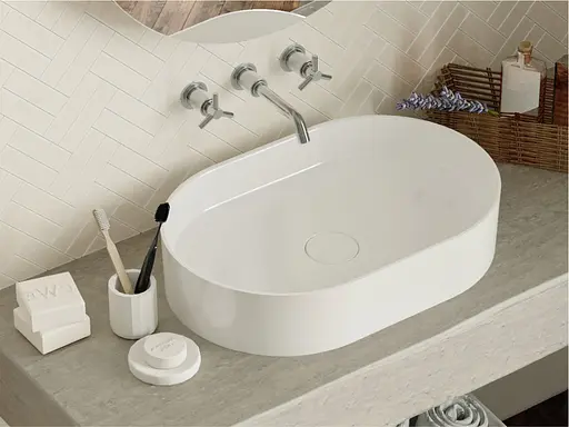 Умивальник Miraggio Kira 00001005, Білий - фото 4