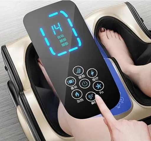 Массажер для ног и ступней Benbo AM-520A роликово-компрессионный массаж с миостимуляцией + подогрев - фото 9
