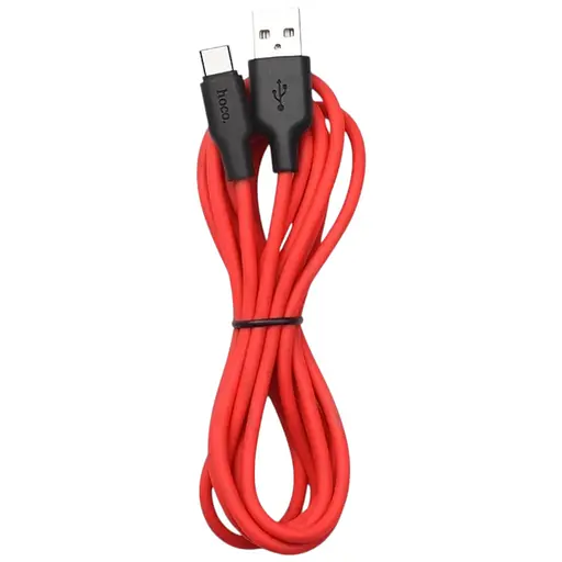 Дата кабель Hoco x21 plus USB Type-C 2 A 2 метра вариант красный - фото 1