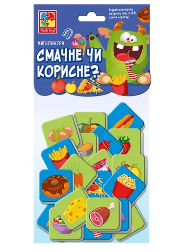 Гра розвиваюча магнітна Смачне чи корисне?