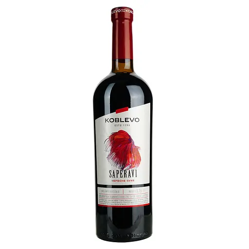Вино Koblevo Saperavi червоне сухе 0.75 л