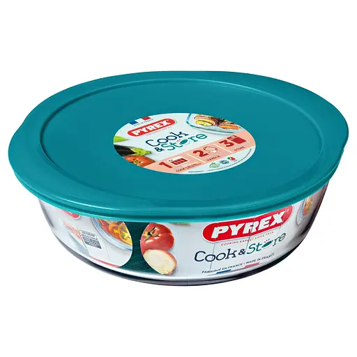 Форма для запекания Pyrex Cook & Store с крышкой 26 см 2.3 л (5803983)