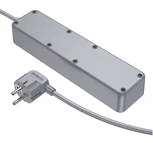 Подовжувач - мережевий фільтр Borofone BAC8 1C3A (1 порт C 3 розетки) кабель 2 метри вилка EU - фото 4