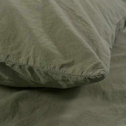 Постельное белье Lotus Home Washed cotton Kansas зеленый евро (svt-2000022349994) - фото 5