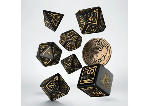 Набір кубиків The Witcher Dice Set. Vesemir - The Sword Master , 7 шт. (SWVE4A) - фото 2