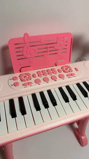 Синтезатор 37 клавиш, стул, микрофон, встроенный аккумулятор, Bluetooth - фото 5