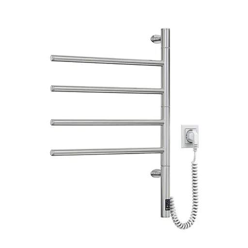 Електрична рушникосушка Navin Arabesque 480x600 Sensor з таймером 12-228053-3680, Хром, Електронний - фото 1