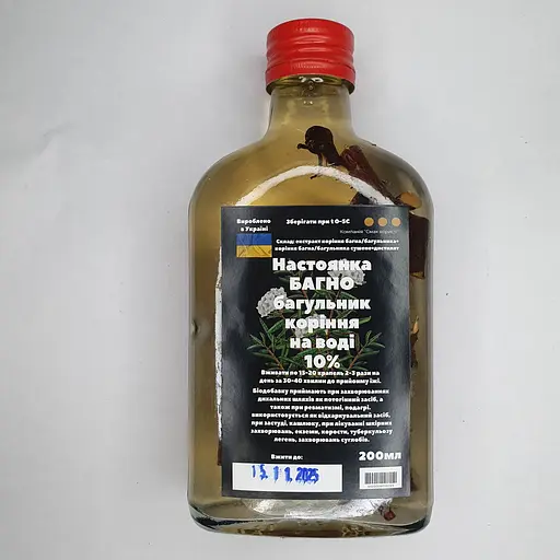 Водная настойка на корне багна/багульника болотного 200 мл - фото 1