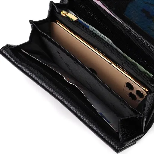 Кожаный женский кошелек Tony Bellucci 18.5х10х3.5 см acs0026971 - фото 5