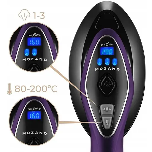 Прасувальна система 3 в 1 Mozano Ultra Care 2500W Purple - фото 4