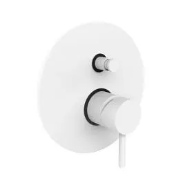 Смеситель для душа Paffoni Light white matt LIG015BO, Белый матовый - фото 1